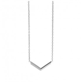 The V Necklace - Silver