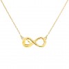 Mini Heart Infinity Necklace