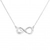 Mini Heart Infinity Necklace