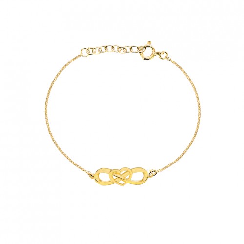'Eternal Heart Bracelets' Gold