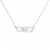 'Eternal Heart Necklaces' Silver Purepink