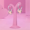 Double Hearts-Earrings