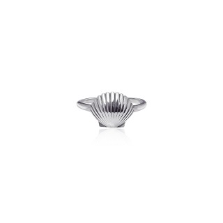 Scallop - Band Ring