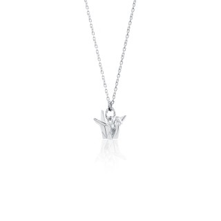 Origami Crane /Pendant with Necklace