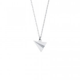Origami Plane /Pendant with Necklace