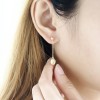 Pinecone / Chain Drop Earrings