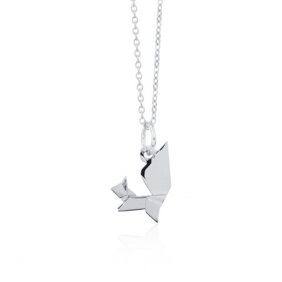 Origami Squirrel /Pendant with Necklace