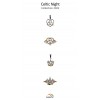 Celtic Trinity Heart Necklace / Celtic Night