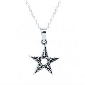 Celtic Star Necklace / Celtic Night 