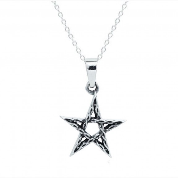 Celtic Star Necklace / Celtic Night 